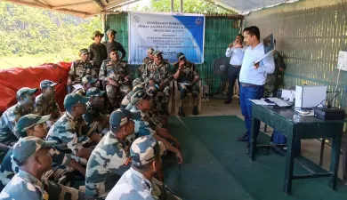 Army in action